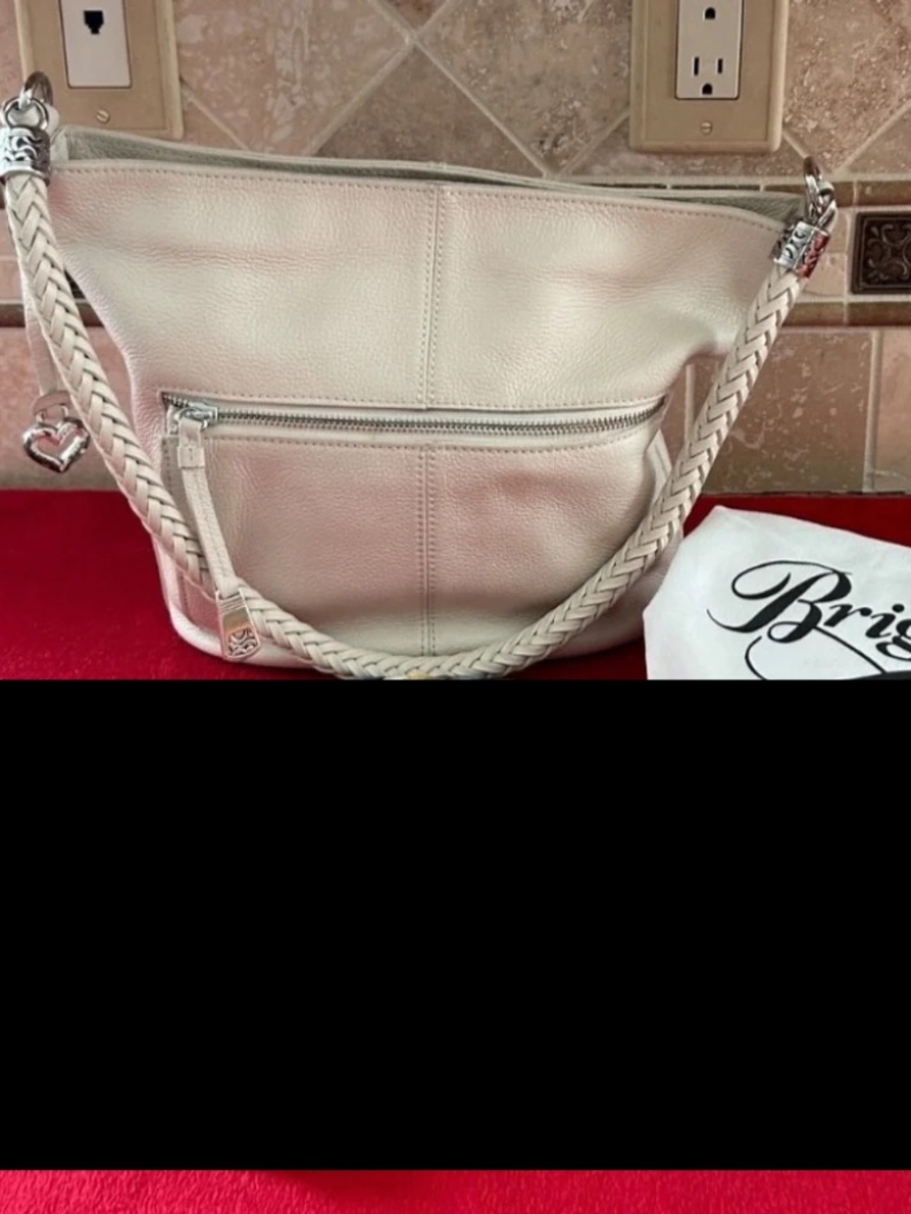 Brighton Your Bag Brighton Beck White Leather Organizer Purse